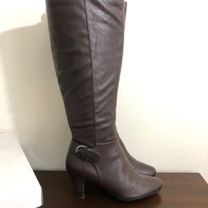 Alfani Women’s Heeled Boots - Size 6.5W Dark Brown